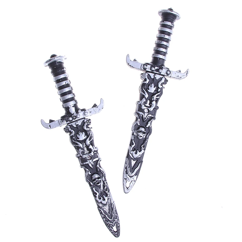 Pirates Dagger for Kids Cosplay Decor DIY Halloween Party Supplies Hot Plastic Pirate Swords Toy Sword Small Phoenix Knife | Игрушки и