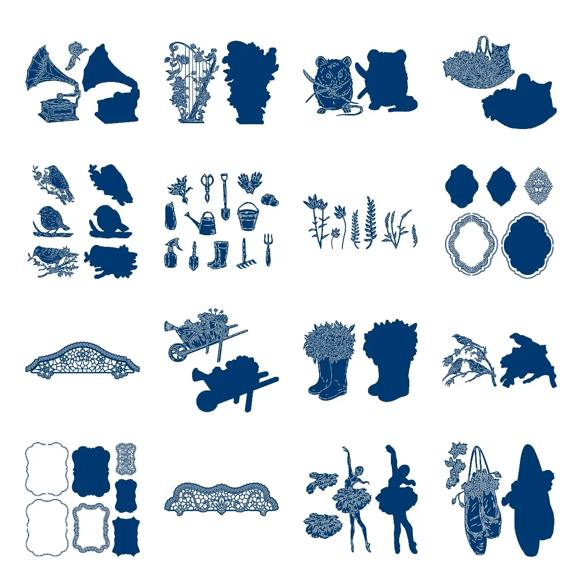 

Dance Music Greeting Card Background Pattern Metal Cutting Die Stamps Scrapbooking DIY Decoration Craft Embossing Make Albums