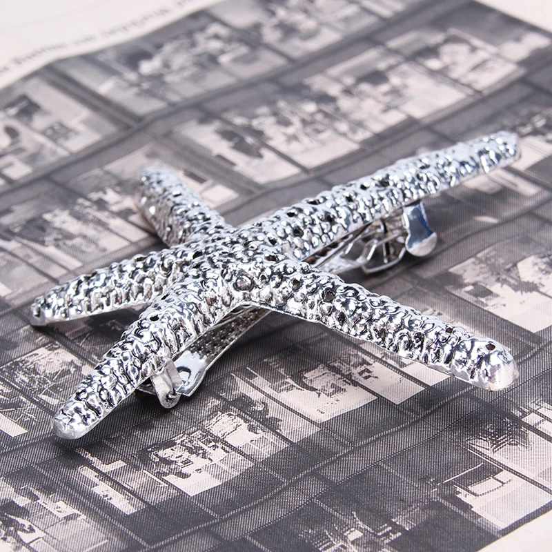 Женская заколка для волос с морской звездой кораллового цвета Ювелирное