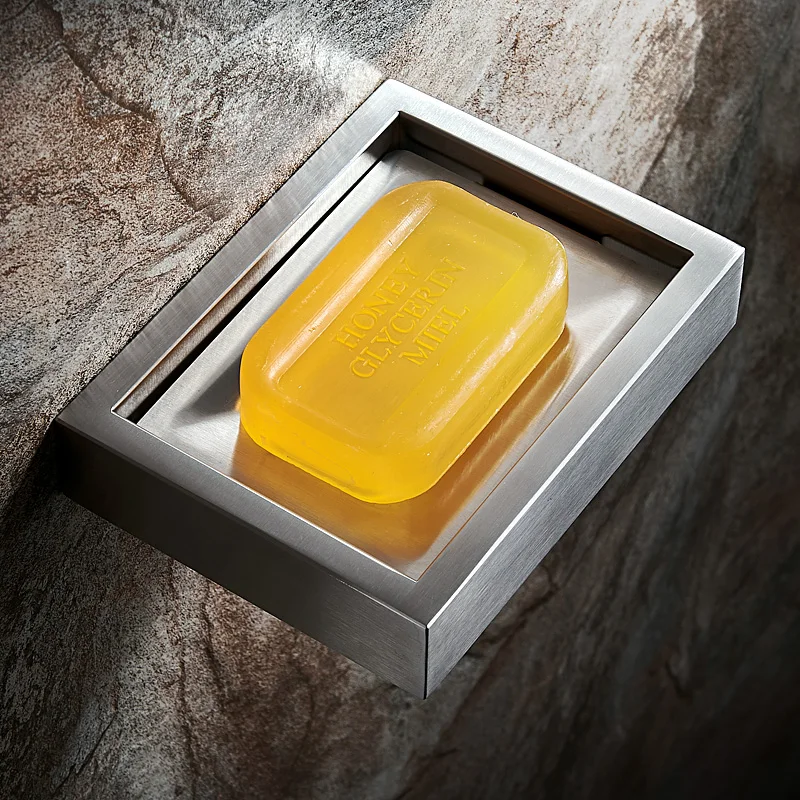 Настенный самоклеящийся мыльница без бурения ящик для хранения Полка Ванная