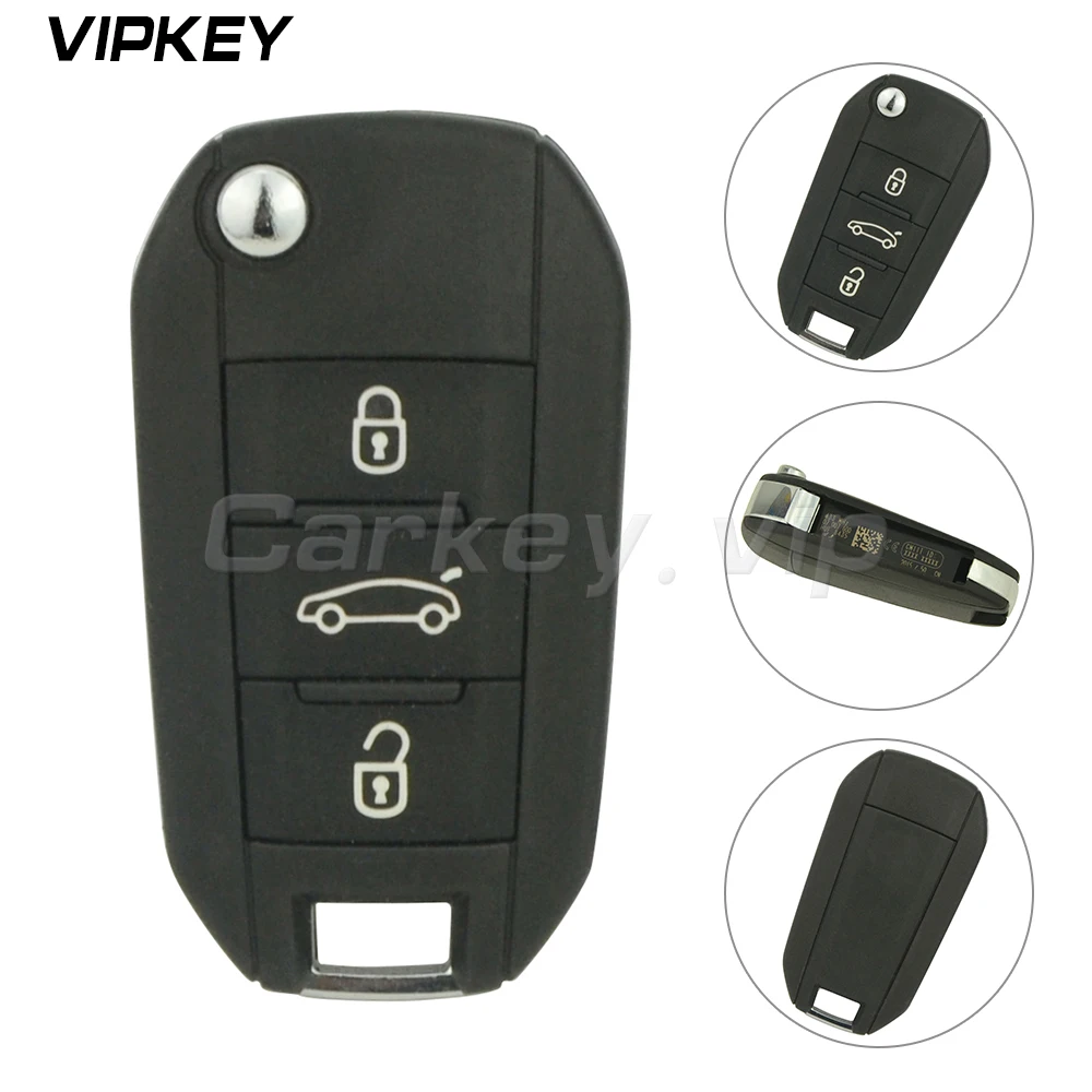 Дистанционный ключ OEM HELLA 5FA010 353-20 3 кнопки 433 МГц ID46 PCF7941 для Citroen C4 Cactus C Elysee 2016 2015 2014