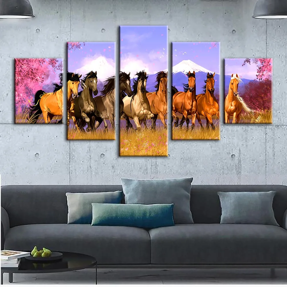 Настенное художественное полотно домашний Декор Картина HD печать 5 панелей