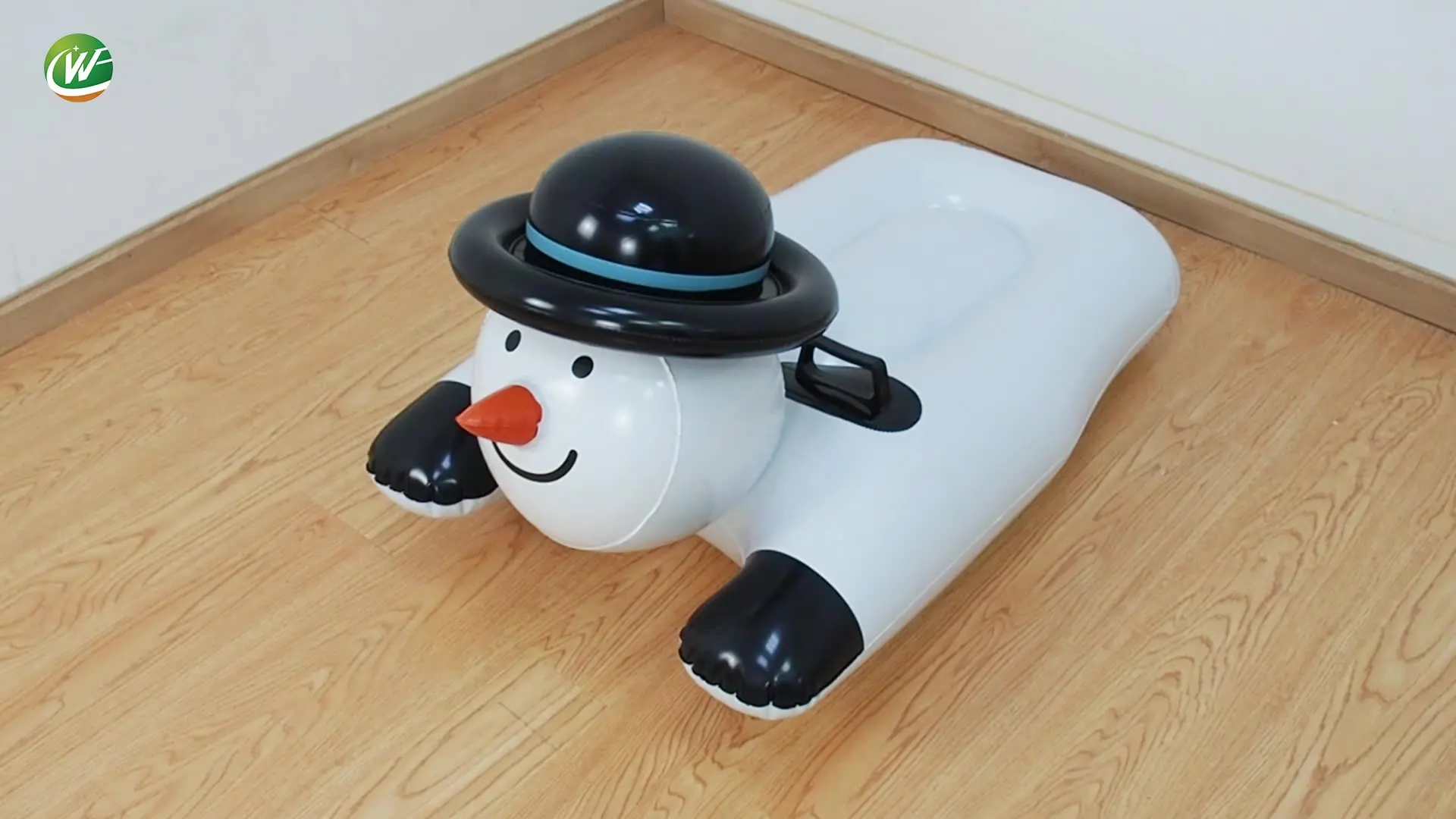 ПВХ холодный и износостойкий материал надувные лыжи Снеговик круг сани |