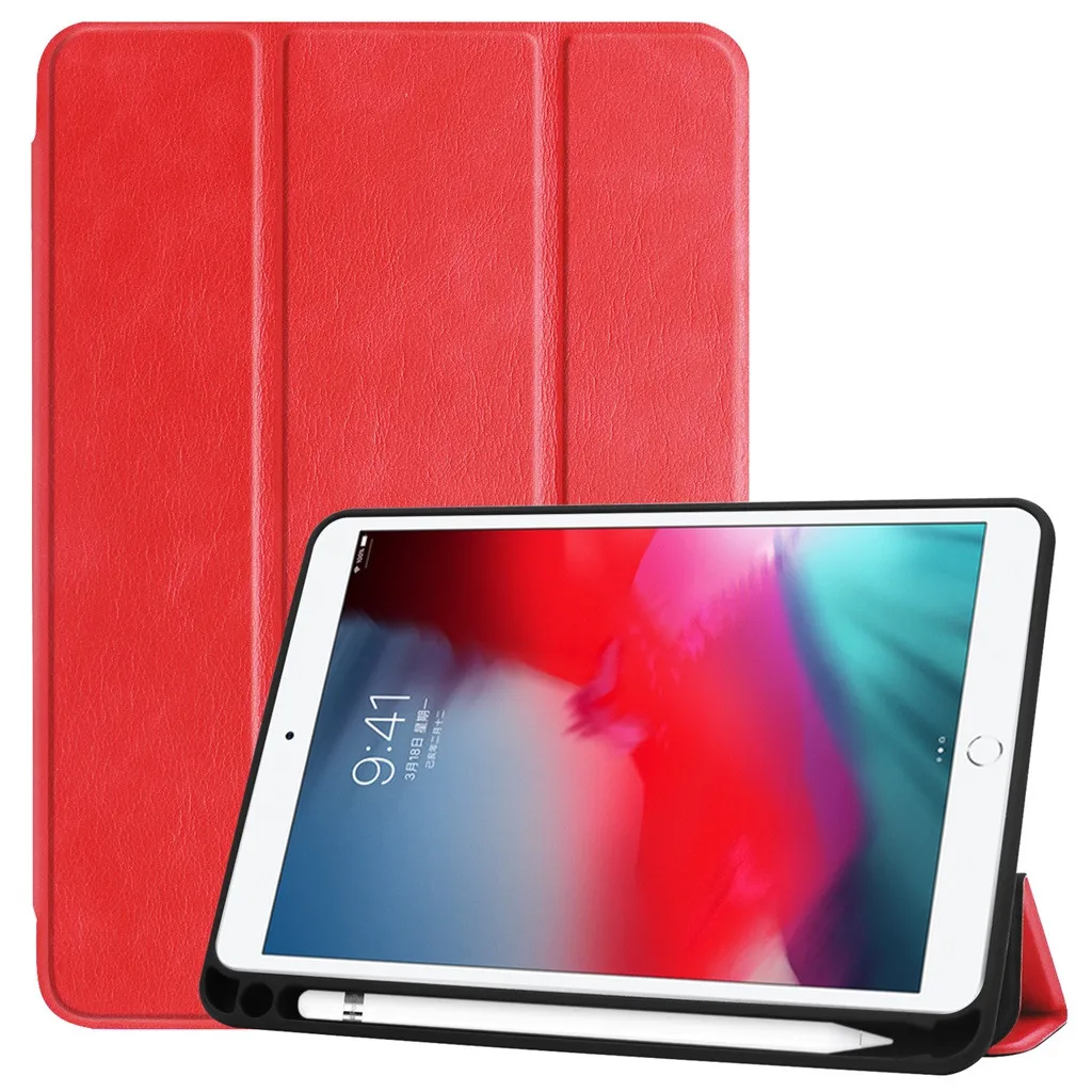 Высококачественный кожаный чехол для планшета 2019 с защитой от падений Магнитный