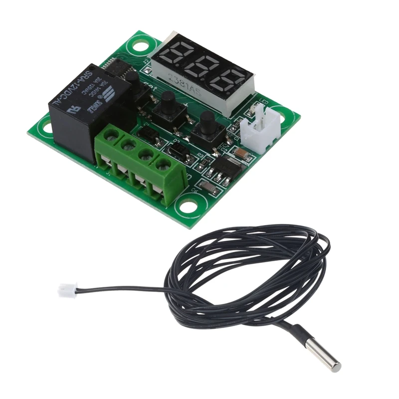 GTBL 2 M NTC датчик температуры водонепроницаемый зондовый провод 10 K 1% 3950 черный + DC 12V