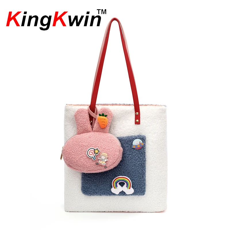 

Winter Tote Bag For Girls Student Women Big Capicity Weekend Handbag Purse Grocery Casual Weekend Shoulder Bag