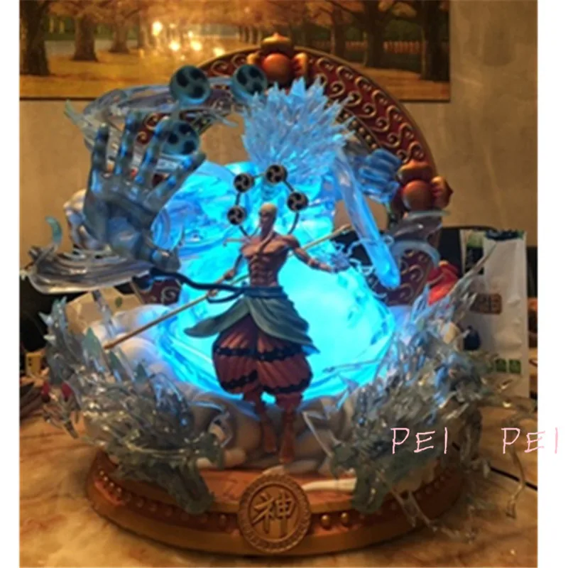 ONE PIECE Sky Piea Enel полноразмерная портретная Мужская футболка с тором статуя из смолы GK Art Craft фигурка Коллекционная модель игрушки P1613