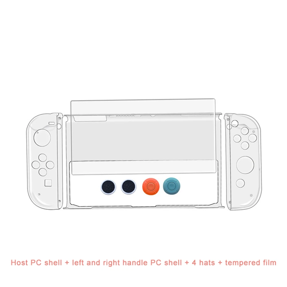 

Dockable Case for Nintendo Switch OLED with Tempered Glass Screen Protector