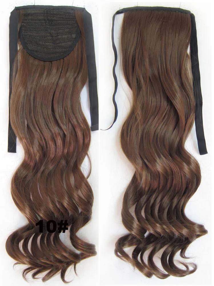 Similler обертывание вокруг конского хвоста наращивание волос один кусок