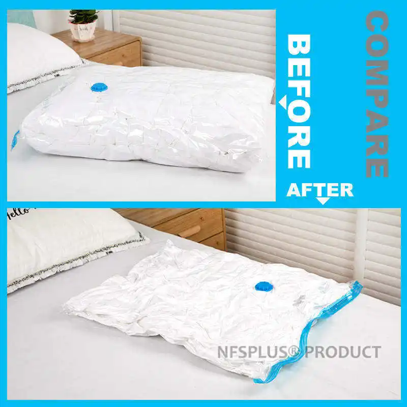 Вакуумные пакеты для хранения одежды одеял 40x60 60x80 80x120 прозрачный шкаф под