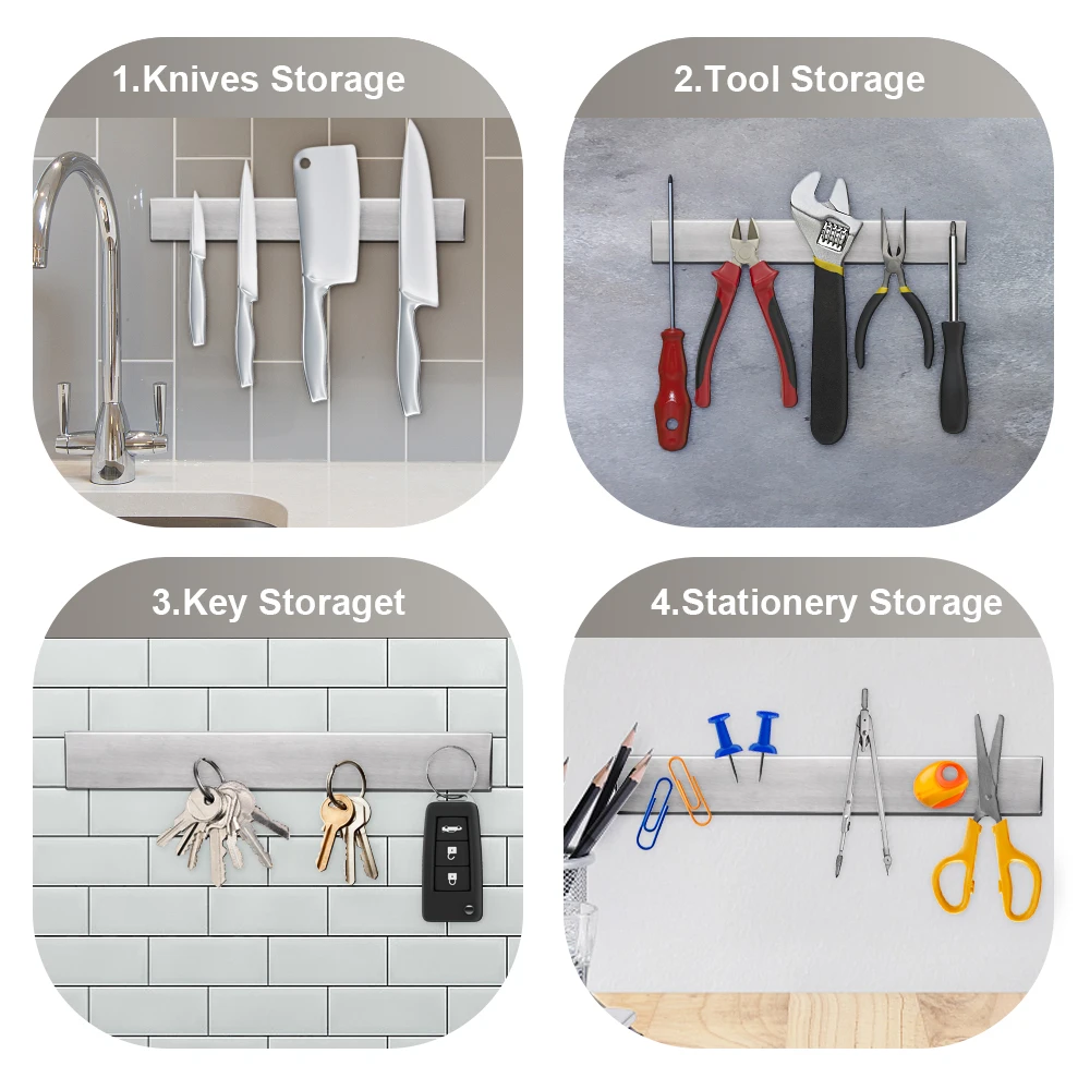 Магнитный держатель для ножей многофункциональная Магнитная полоска из