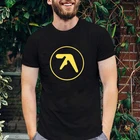 Лидер продаж 2021, футболка Aphex с двойным логотипом, мужские черные и белые топы с коротким рукавом, Летние повседневные футболки из 100% хлопка в стиле хип-хоп