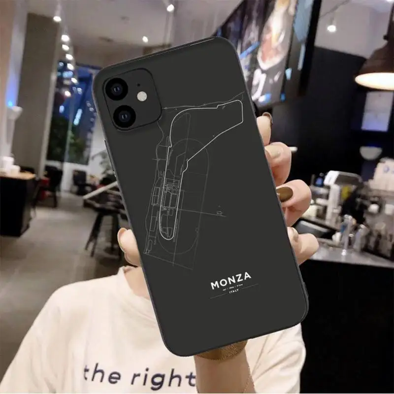 

0 Formula 1 Racing Circuit Phone Case For Iphone 6 6s 7 8 Plus XR X XS 11 12 Pro Mini Max