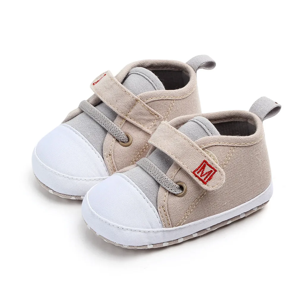 

New Baby Shoes Fashion Cute Cotton Sneakers Baby Boys Casual Sport Shoes For Girls Bebes Velcro Soft Sole Infant Toddler Shoes