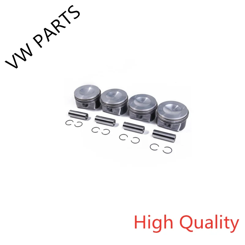 Новый комплект поршней и колец двигателя для V W Passat Golf Je tta AUDI A3 TT 2 0 T OEM:06D107066C 06D 107 066