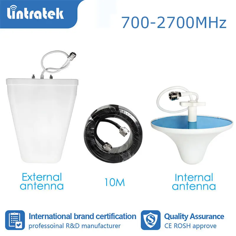 Усилитель сигнала Lintratek аксессуары антенна для усилителя GSM 2G 3G 4G 850 700 2700 МГц 10