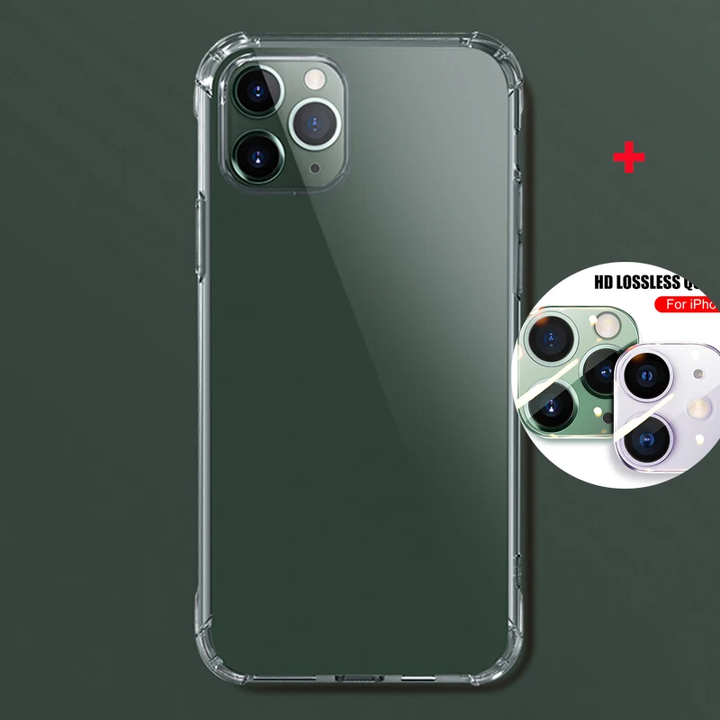 Закаленное 3d стекло для камеры 2 в 1 iPhone11 Pro max защитный чехол защитная пленка