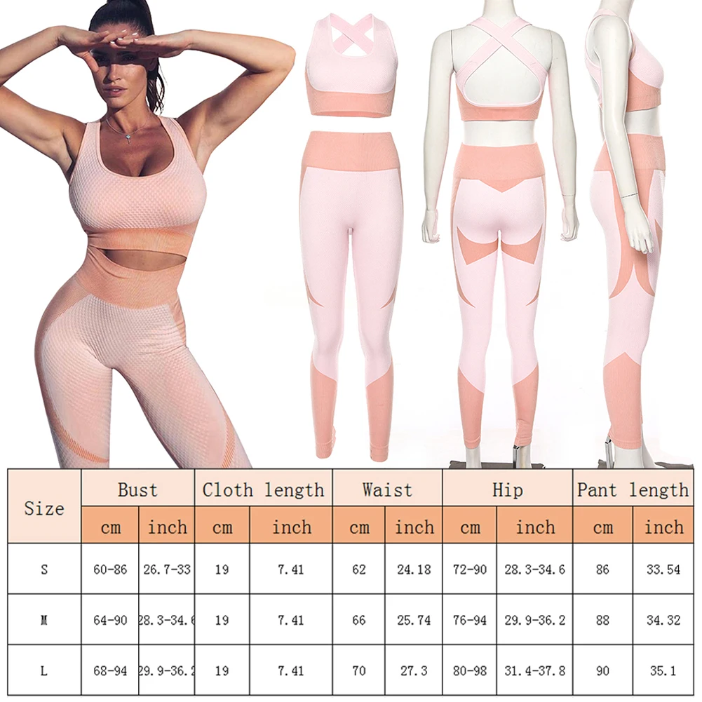

Women's Yoga Set Seamless Backless Soft Elastic Sportswear Yoga Suit For Fitness Exercising Yoga Enthusiasts