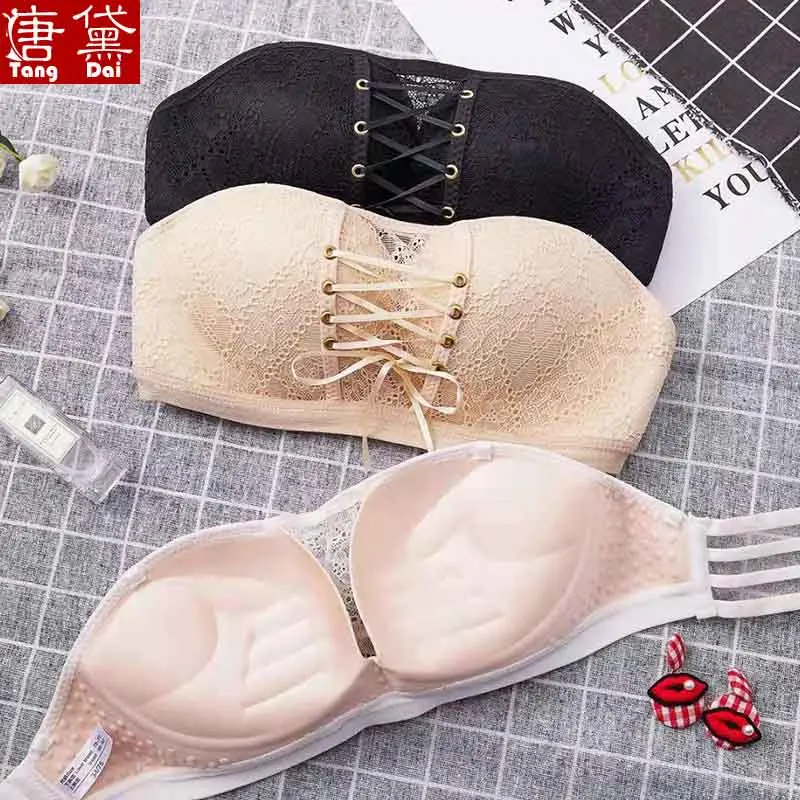 Нижнее белье tangdai сексуальное кружевное для маленькой груди без бретелек