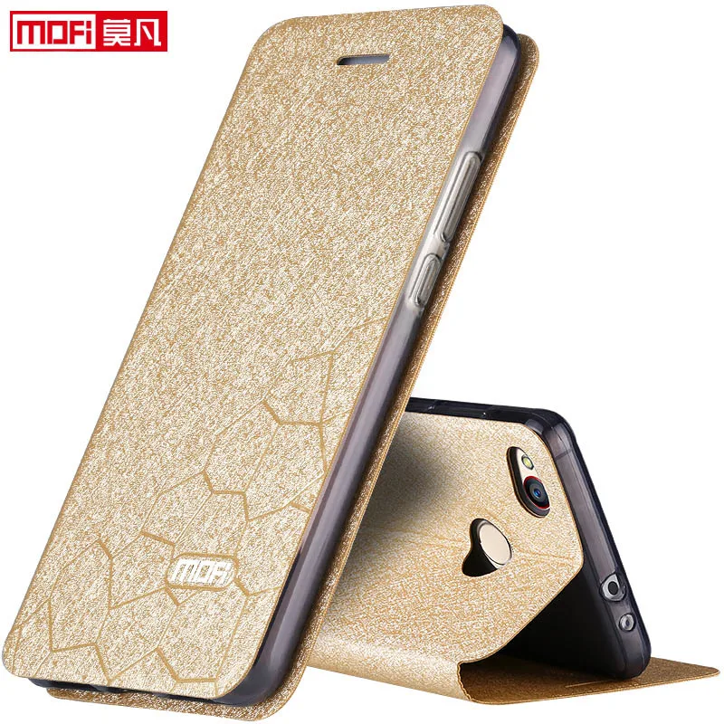 Флип для xiaomi redmi 4x чехол 5 0 mofi кожаный книги силиконовый роскошный блестящий