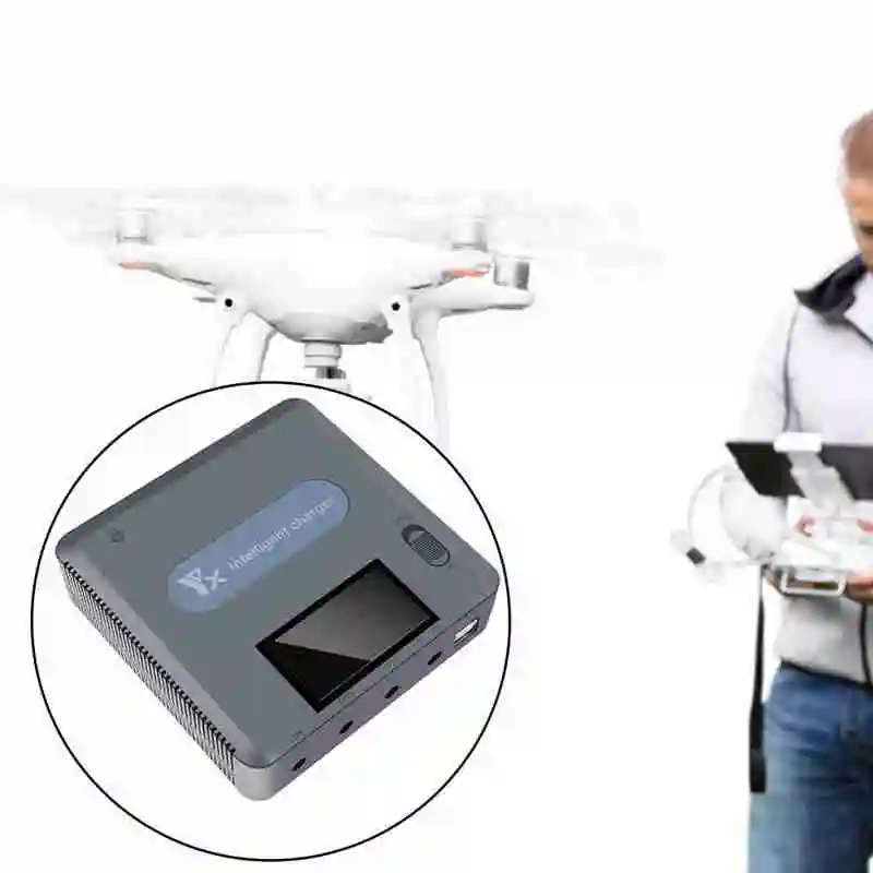 Drone Charging Hub Kit For DJI Mavic Mini/Mini 2 Two-Way Digital Charging Power Converter Quickly Accessories Display Butle J8V1