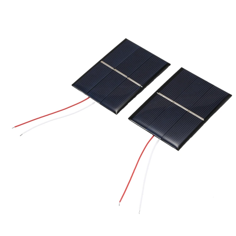 2 шт. 1 5 V 400mA 80x60 мм микро мини солнечные батареи для солнечных панелей DIY проекты