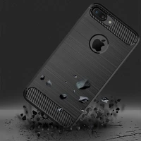ultra thin tpu silicone case for apple iphone 7 plus rubber carbon fiber covers for iphone 6 6s 8 plus xs max x xr cases capa