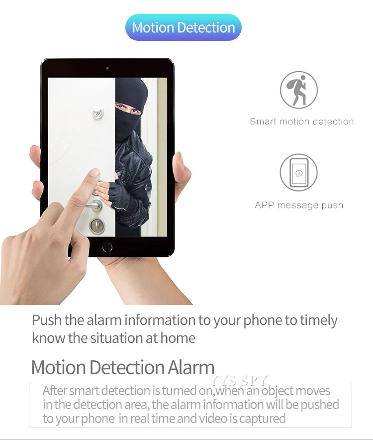 Рыбий глаз 360 градусов мини лампа WiFi камера 960P HD Панорамное наблюдение ночное