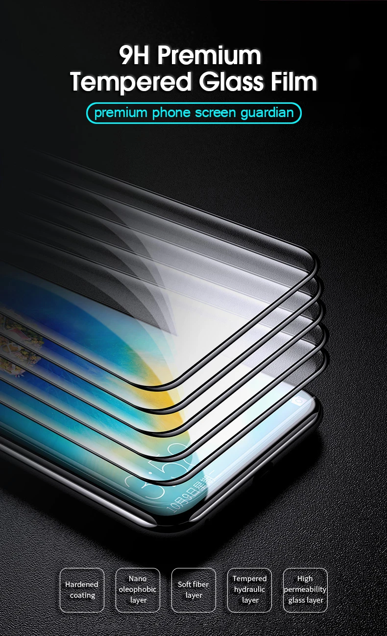 Vothoon закаленное стекло для huawei mate 30 Pro 20X20 Pro P30 Lite P20 Pro Полное покрытие защита экрана стекло для huawei mate 30