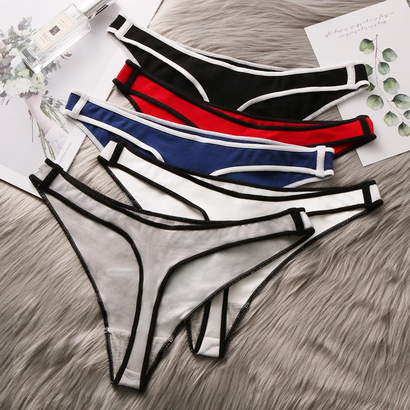 

Хлопковые женские стринги, горячее нижнее белье, стринги с заниженной талией, трусики для девушек, сексуальное женское нижнее белье, спорти...