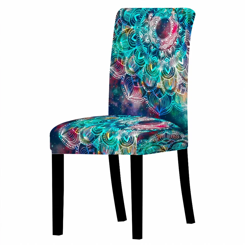 Чехол на стул в богемном стиле эластичное покрытие для кухни офиса банкета|Чехлы