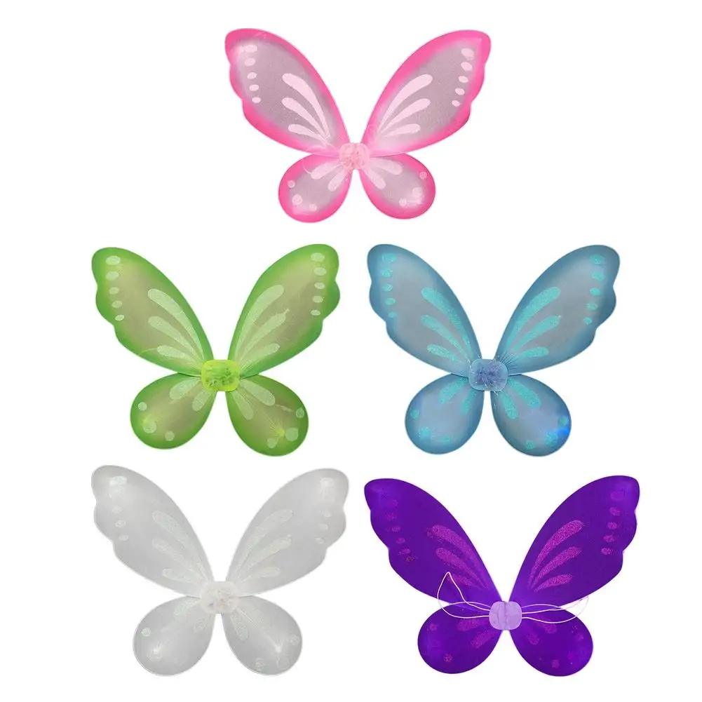 

Sparkly Wings Girls Christmas Party Costume with Elastic Shoulder Birthday Party Costume Accessories for Thanksgiving Christma