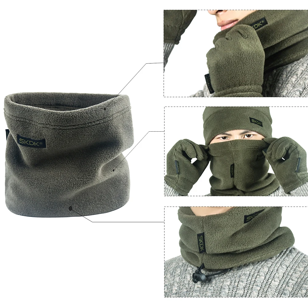 

Neck Scarf Fashion Warm Scarf Winter Men Women Outdoor Cycling Hiking Camping Thermal Fleece Neck Warmer Running Travel Scarves