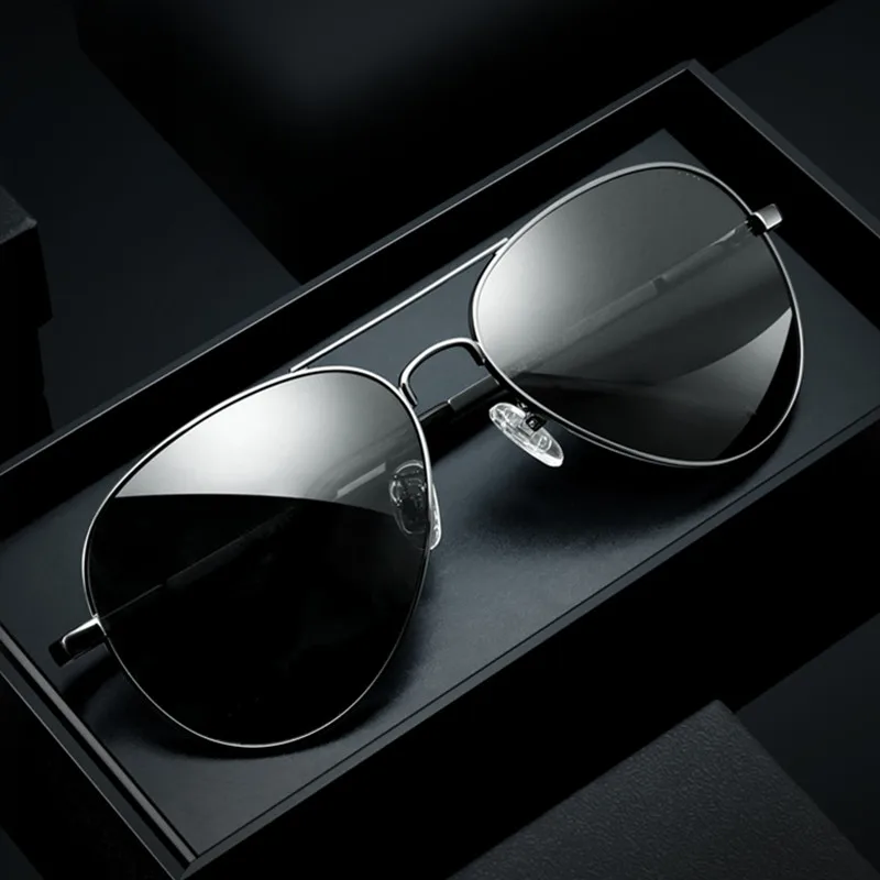 Мужские и женские солнцезащитные очки PARZIN Ретро стиль для вождения сплав оправа