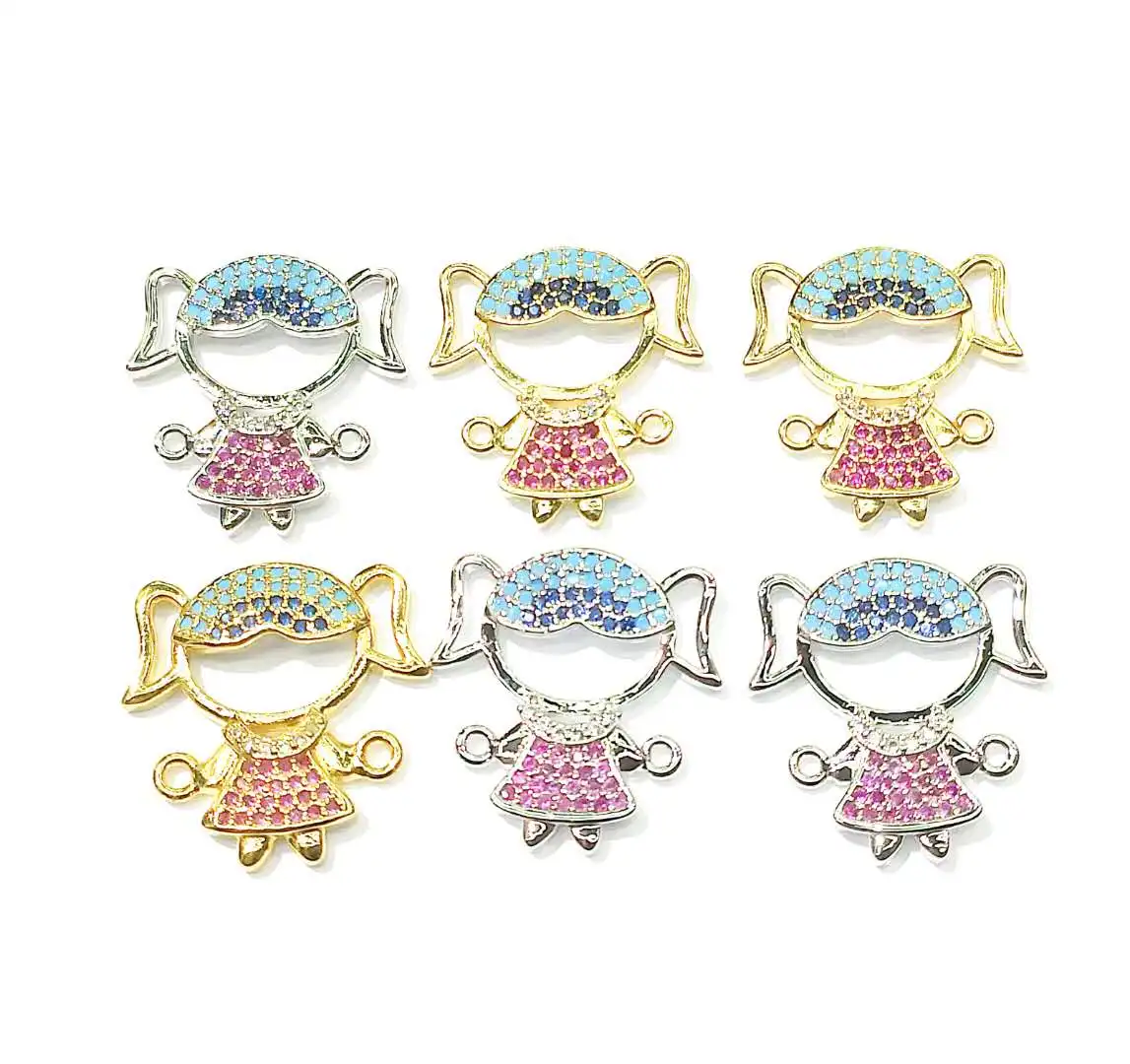 

10PCS CZ Bead spacer for Women DIY Jewelry Accessories CZ055
