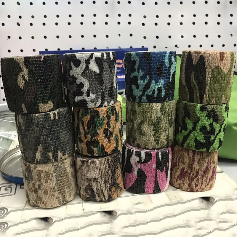 Тактический Камуфляжный эластичный бандаж самоклеящийся охотничий пистолет