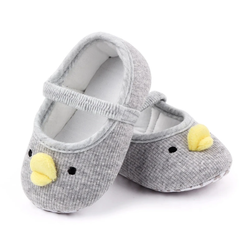 

1Pair Baby Girl Spring And Autumn Cute Duck Pattern Three Color Baby Shoes Cotton Soft Bottom Anti-slip Toddler Shoes