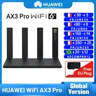 Глобальная версия Huawei WiFi AX3 ProAX3 беспроводной роутер, четырехъядерный WiFi 6 + 3000 Мбитс, несколько подключений, быстрая и простая Настройка роутер