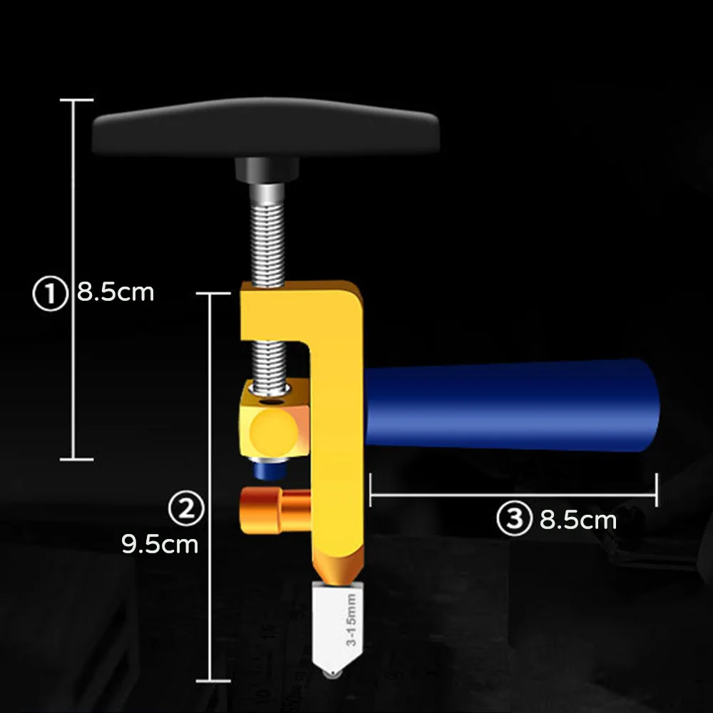 

Glass Breaking Pliers And Glass Cutter Tungsten Glass Cutting for Ceramic