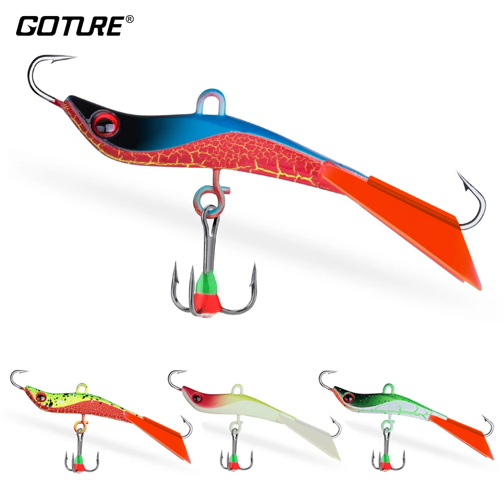 Goture 4 шт. приманка для подледной рыбалки балансирующая 7,1 см 14,4 г Гольян зимняя рыбалка искусственная приманка воблер рыболовные снасти приманки для ловли карпа