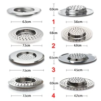 kitchen sink strainer stainless steel drain hole filter sink filter mesh protection against clogging filter trap waste screen