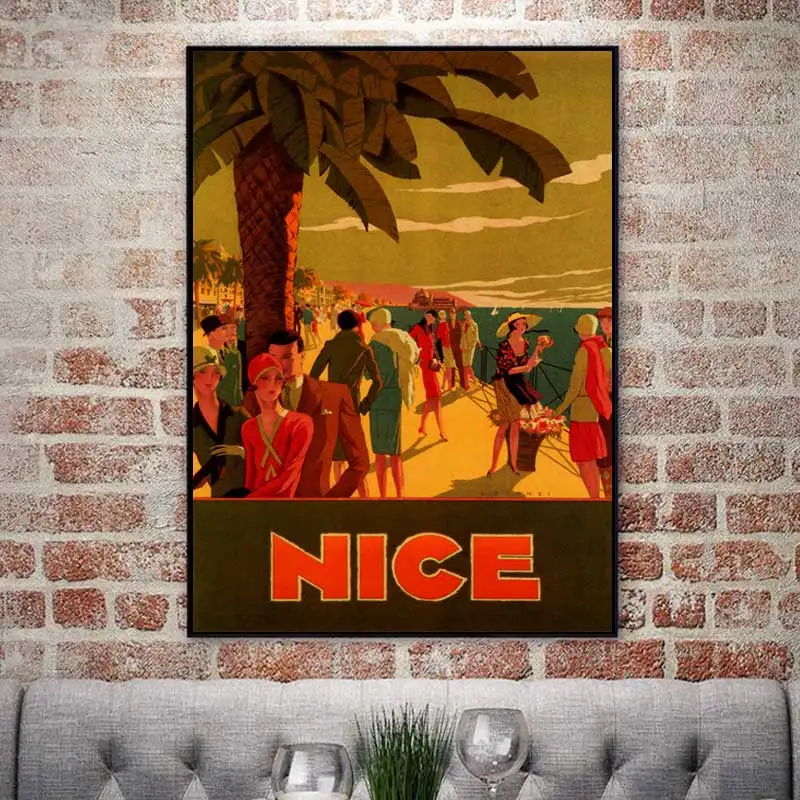 Винтажный постер для пляжа серфинга и путешествий классические картины на