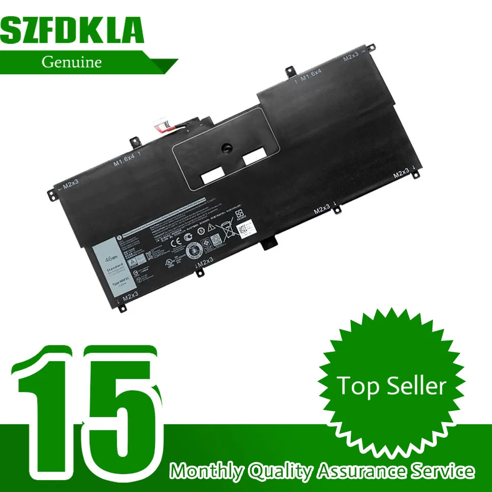 

SZFDKLA 7,6 V 46Wh Новый заменить NNF1C HMPFH Батарея для Dell XPS 13 9365 серии XPS13-9365-D1805TS