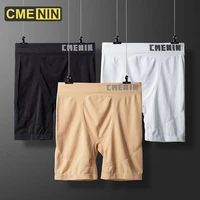 cmenin sexy long boxer men underwear boxershorts mesh seamless cueca male panties lingerie men casual shorts homme man new cm101