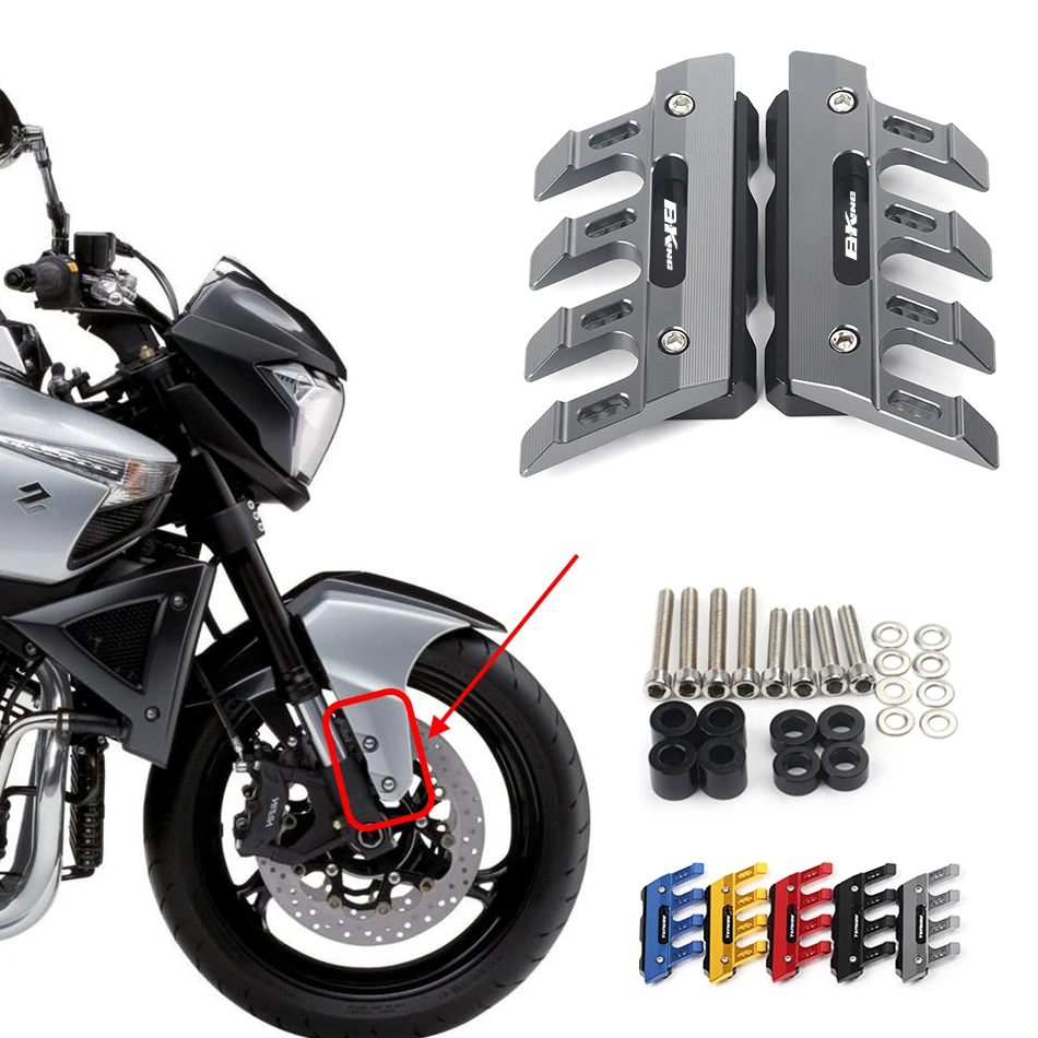 

Для Suzuki B-KING 1300 1340cc GSX1300BK мотоциклетный брызговик, защита передней вилки, защита крыла, ползунок против падения, аксессуары