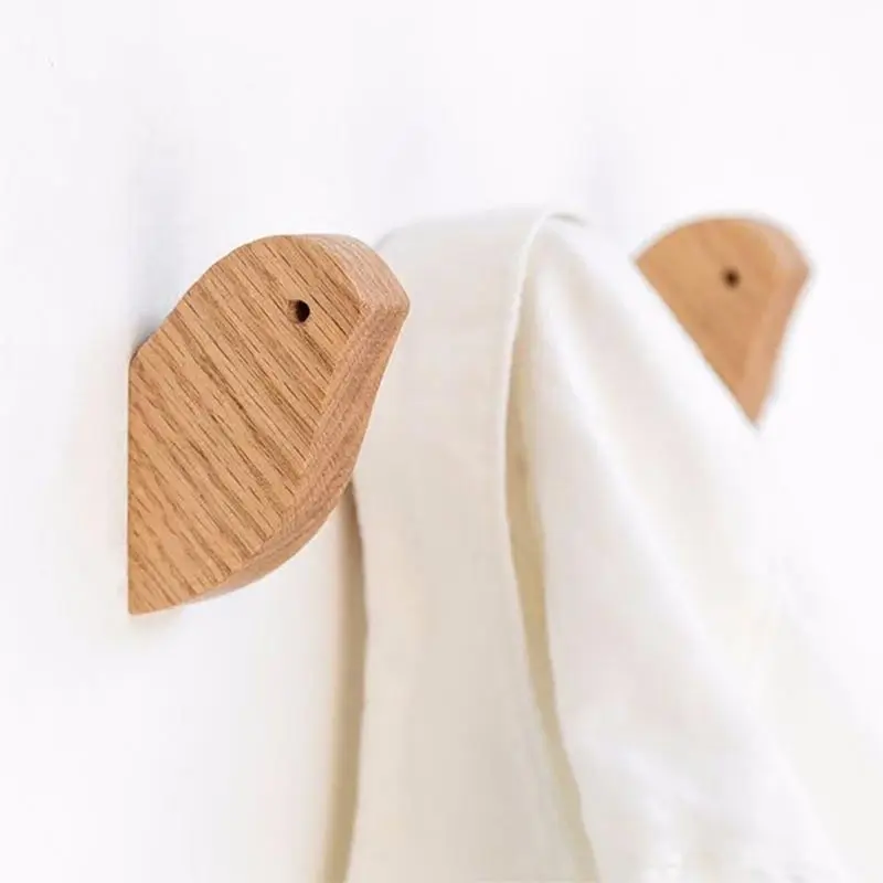 Креативная Вешалка крючок с черной птицей настенные крючки для одежды держатель