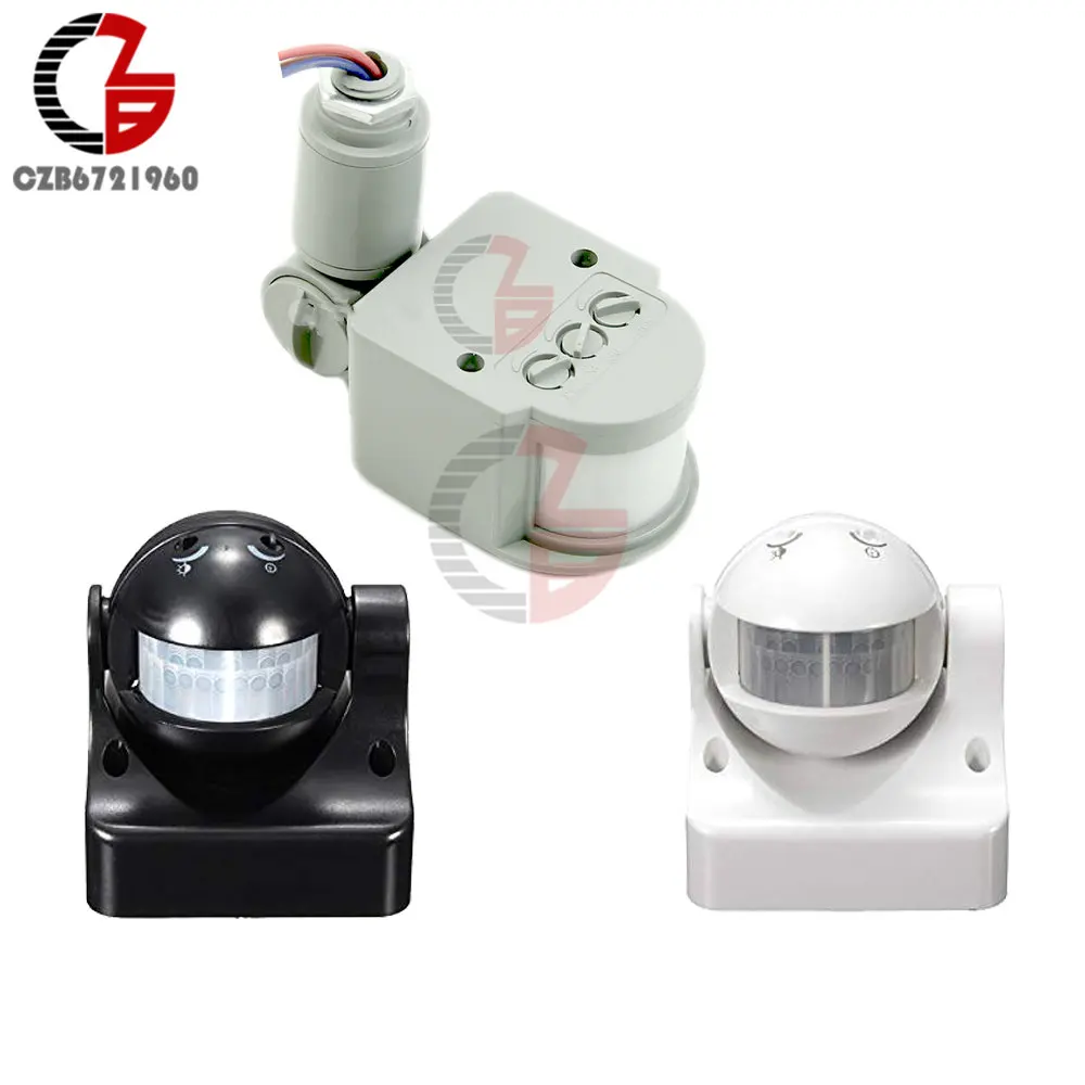 Светодиодный переключатель датчика движения 220 в 12 В 180 градусов|rf led|rf detectorrf motion