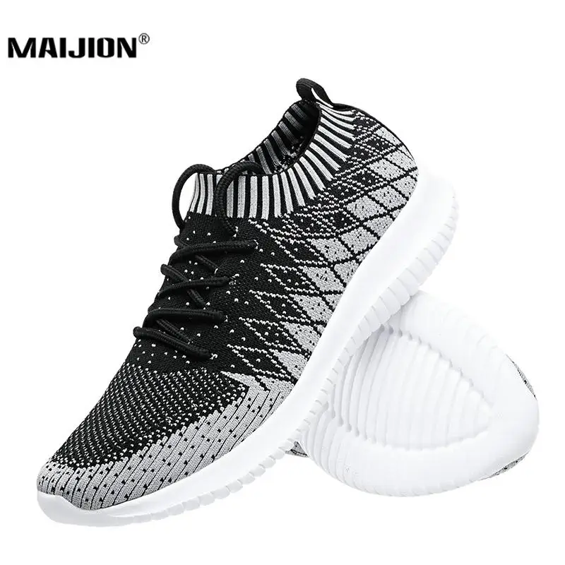 Мужские кроссовки на шнуровке дышащий материал супер светильник повседневная