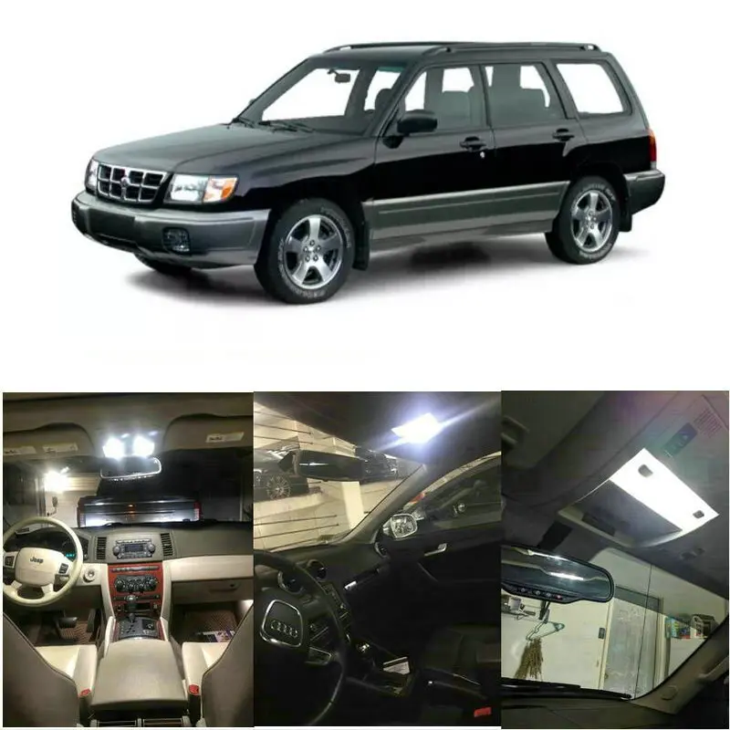 

Внутренние светодиодные лампы для 2000 Subaru Forester Impreza карта купольный светильник свет вежливое освещение двери