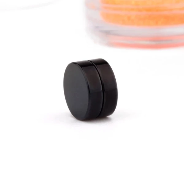 Простые классические женские круглые мини серьги из титановой стали с